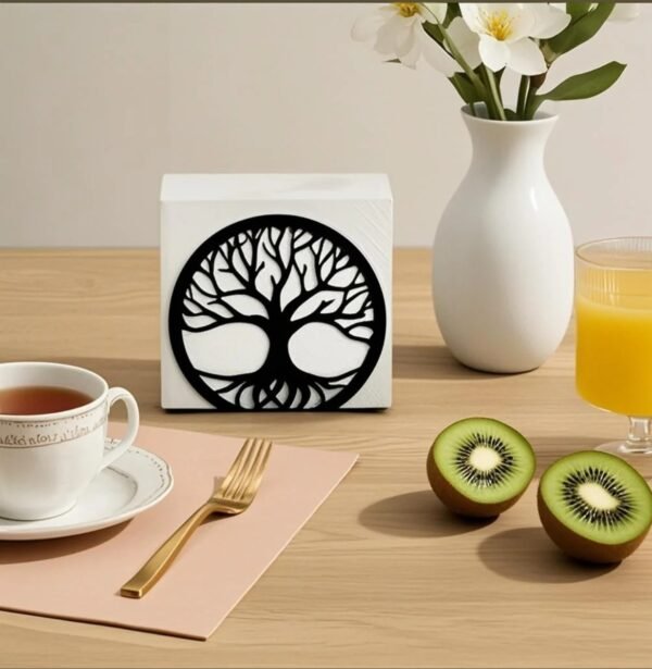 YHC® Round tree of Life table napkin holder