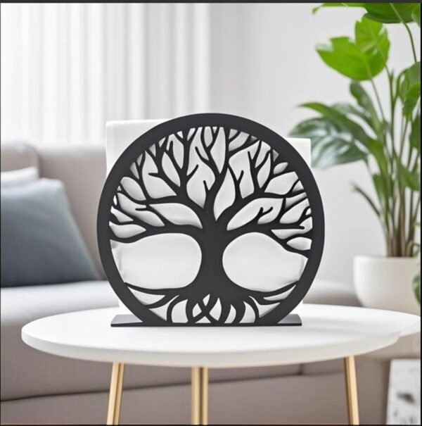 YHC® Round tree of Life table napkin holder - Image 3