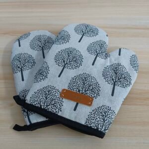 YHC® Cotton and linen oven mitts