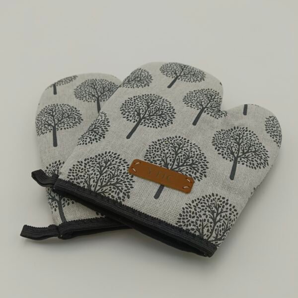 YHC® Cotton and linen oven mitts - Image 3