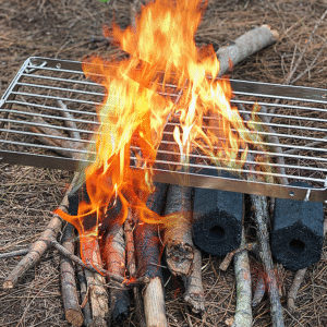 YHC® Foldable stainless steel grill
