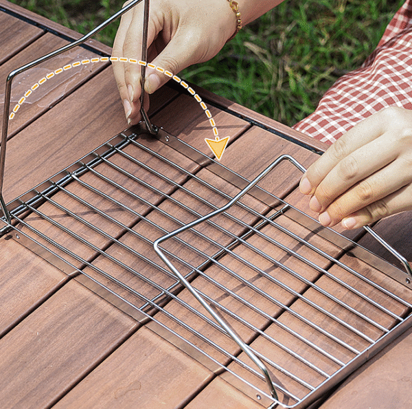 YHC® Foldable stainless steel grill - Image 2