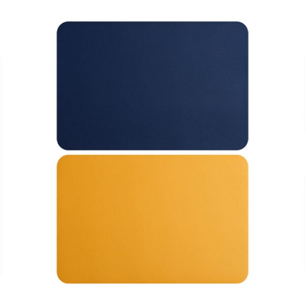 YHC® PVC double-sided litchi leather table mat - Image 4